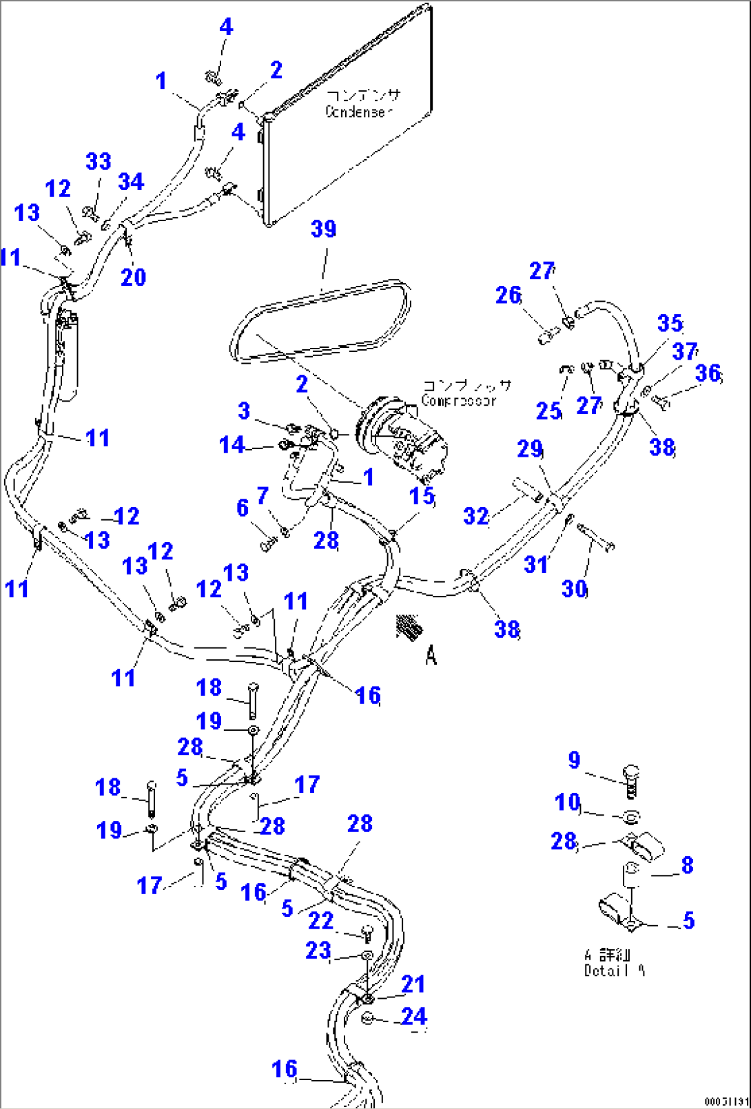 AIR CONDITIONER (PIPING)(#70001-)