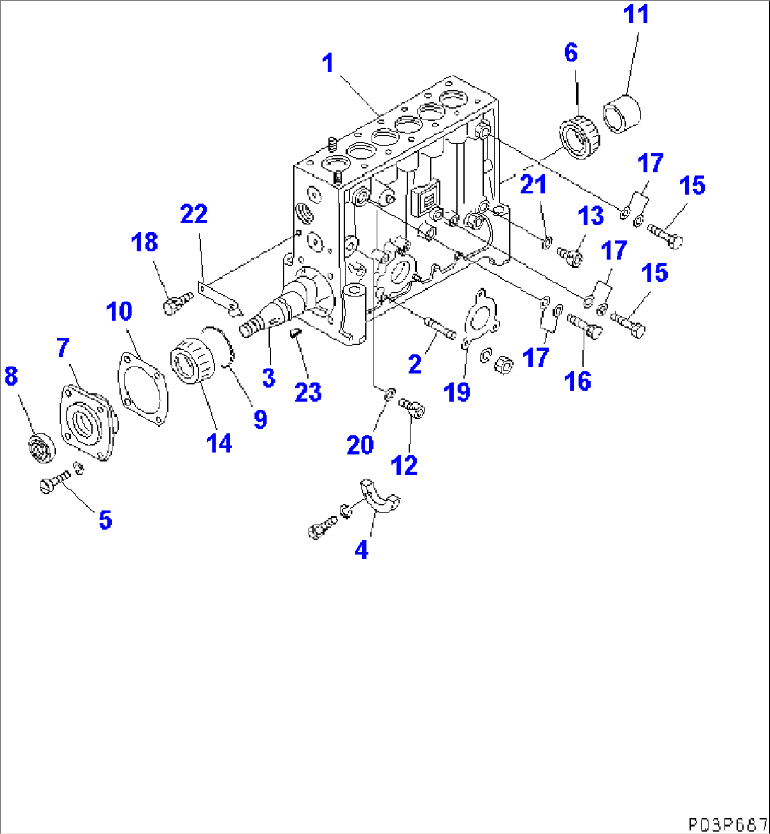 FUEL NOZZLE AND SPILL PIPE(#17630-)