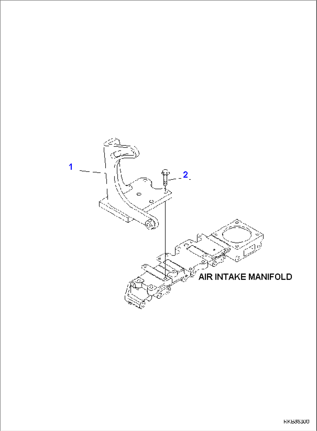 AIR CONDITIONING COMPRESSOR BRACKET