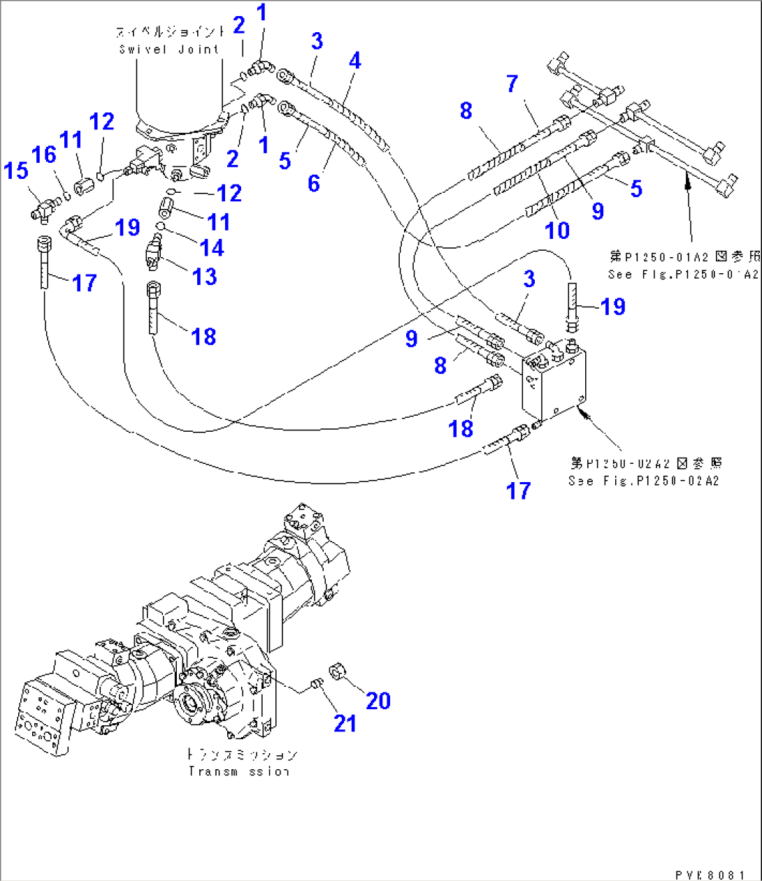 REAR OUTRIGGER PIPING (3/4)