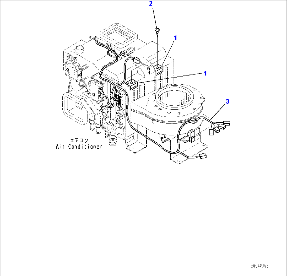 Floor Frame, Air Conditioner Related Parts (#30147-)