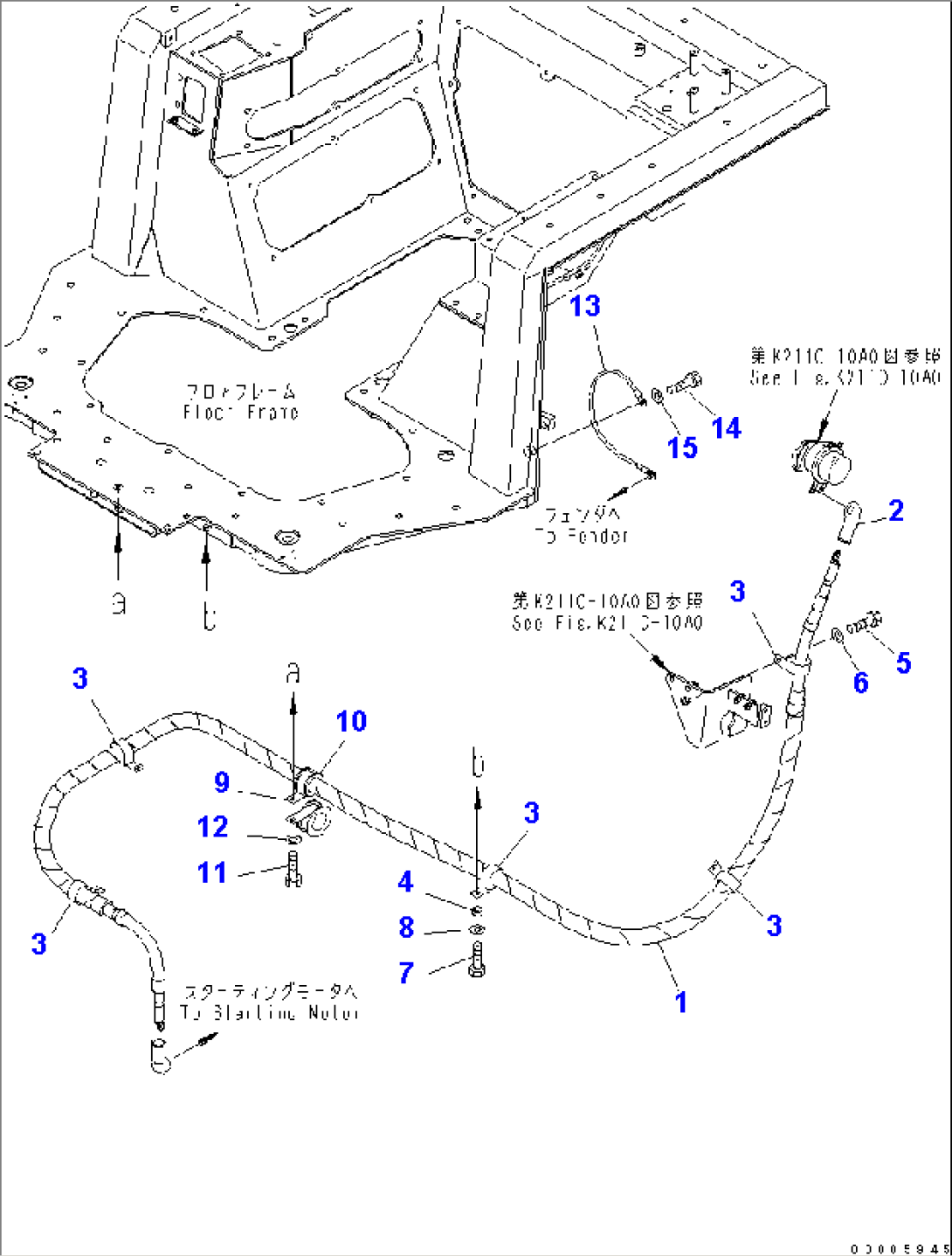 FLOOR FRAME (FLOOR WIRING HARNESS) (1/3)