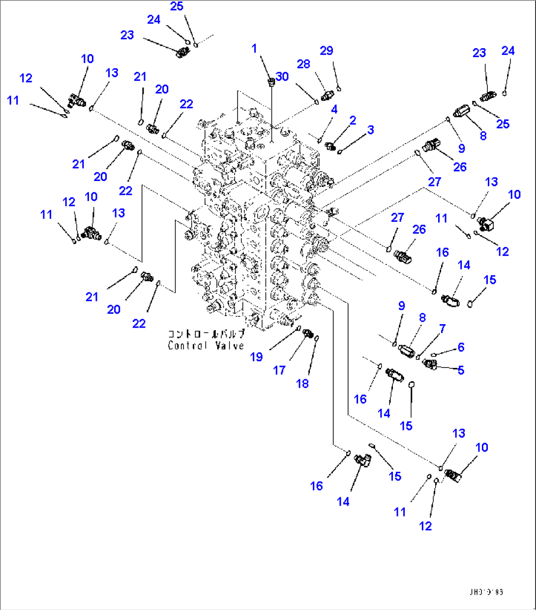 Control Valve, Control Valve Related Parts (#1001-)