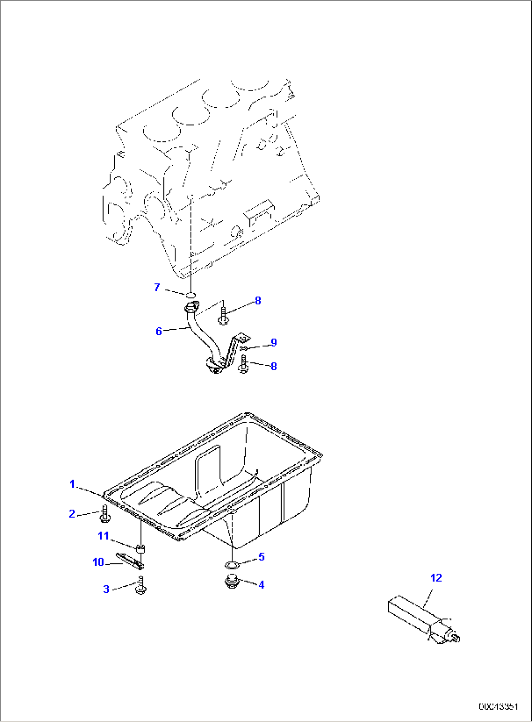 LUBRICATING OIL SUMP