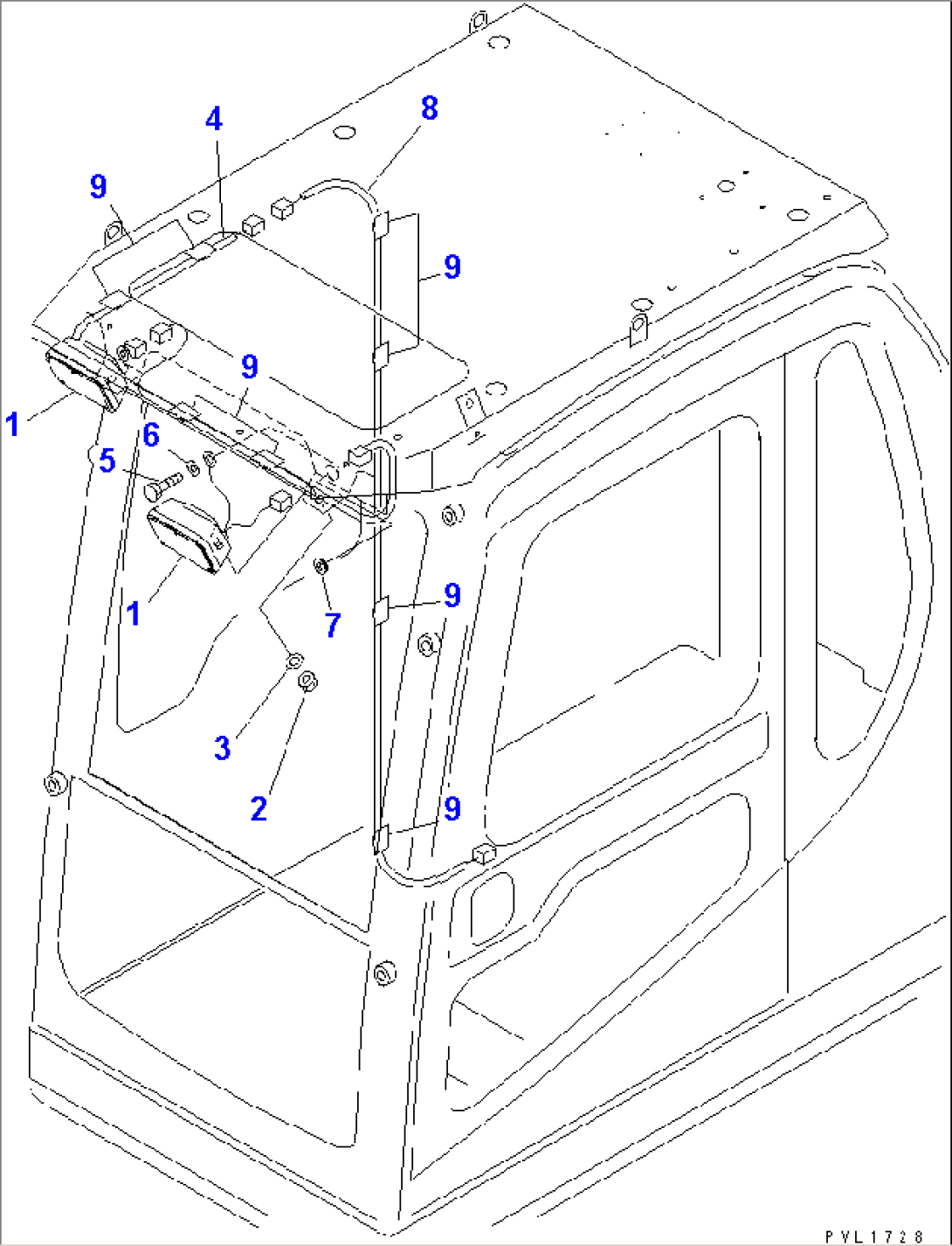 ADDITIONAL WORK LAMP (WITH FOG)(#10001-10999)