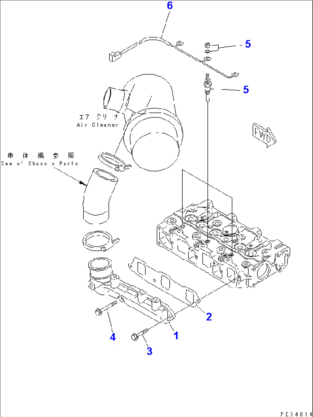 AIR INTAKE MANIFOLD AND CONNECTION