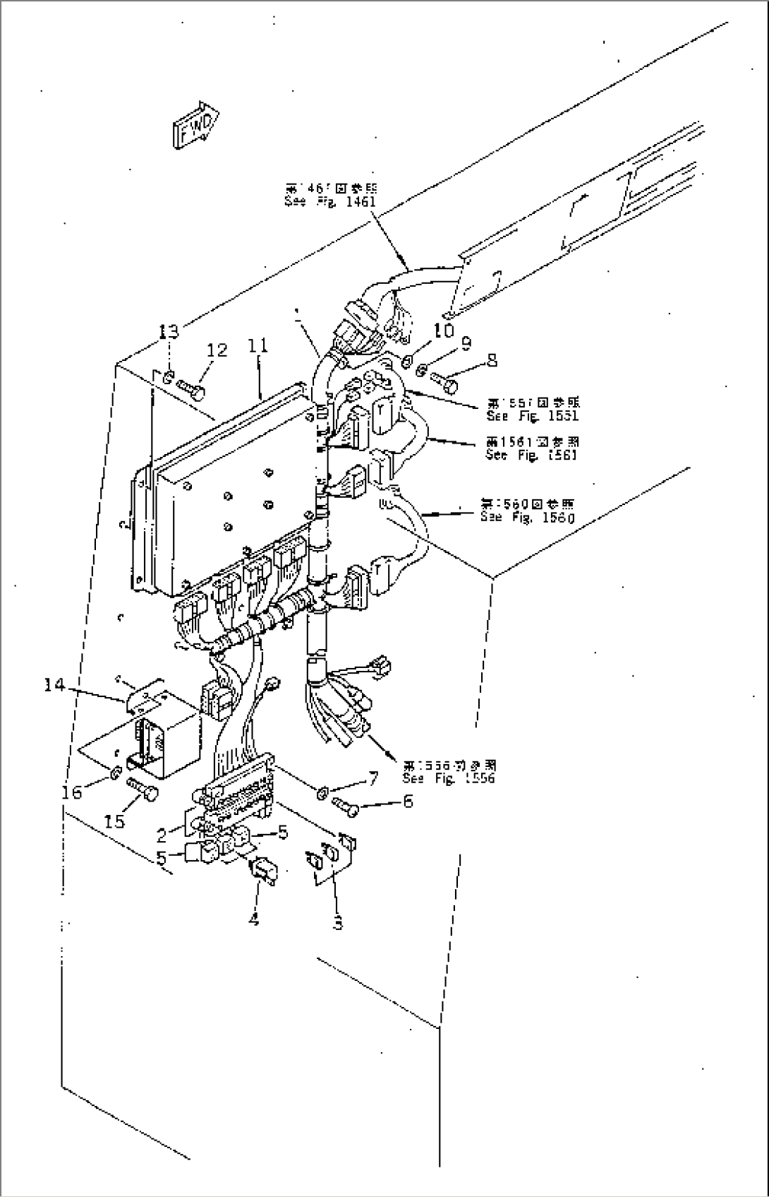 ELECTRICAL SYSTEM (UPPER MDT BOX LINE) (FOR 3RD WINCH)