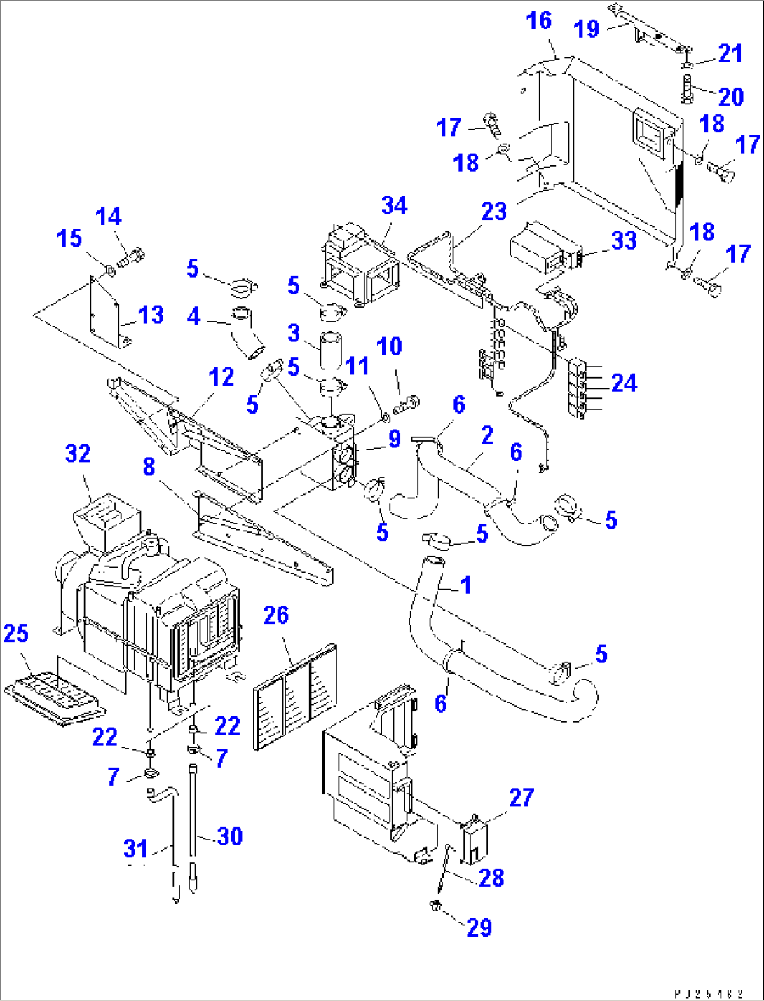 AIR CONDITIONER (6/8) (AIR CONDITIONER UNIT AND AIR DUCT) (2/2)(#1013-)