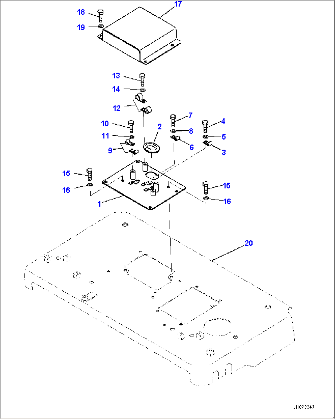 Electric Wiring Harness (#85077-)