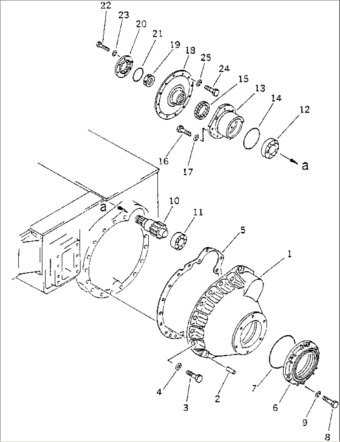 FINAL DRIVE HOUSING AND GE