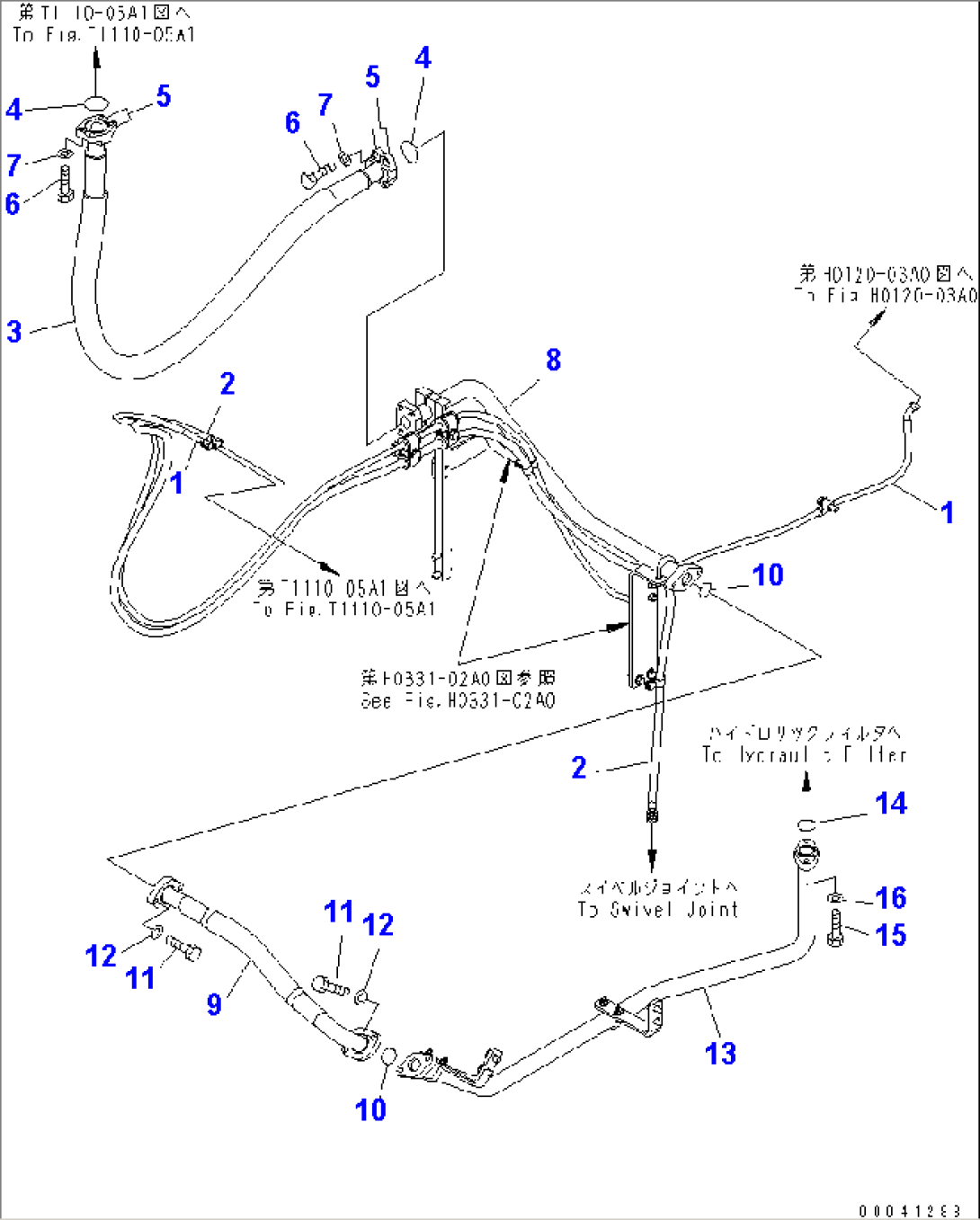 QUICK RETURN PIPING (HOSE)