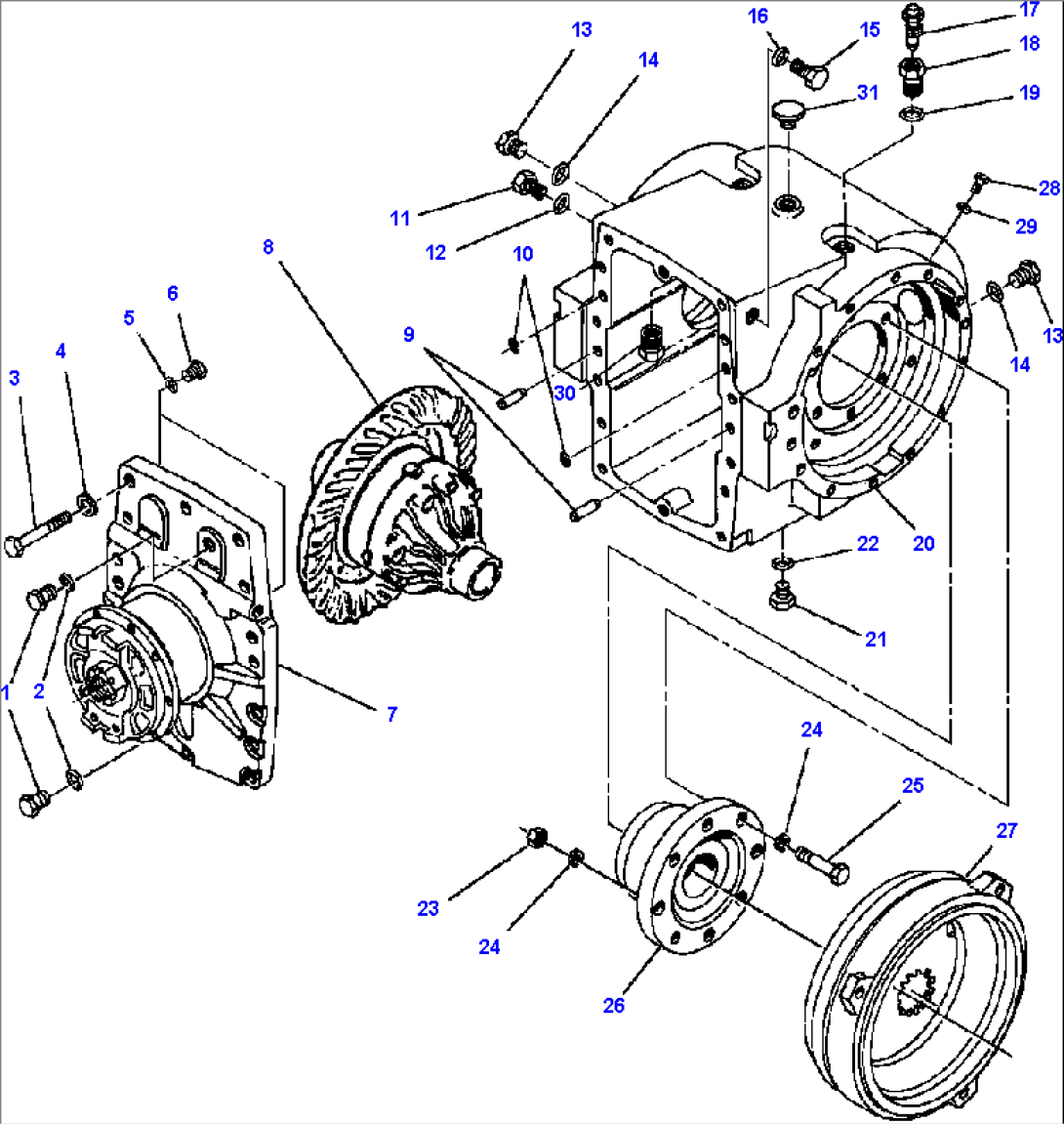 NoSPIN DIFFERENTIAL CASE ASSEMBLY