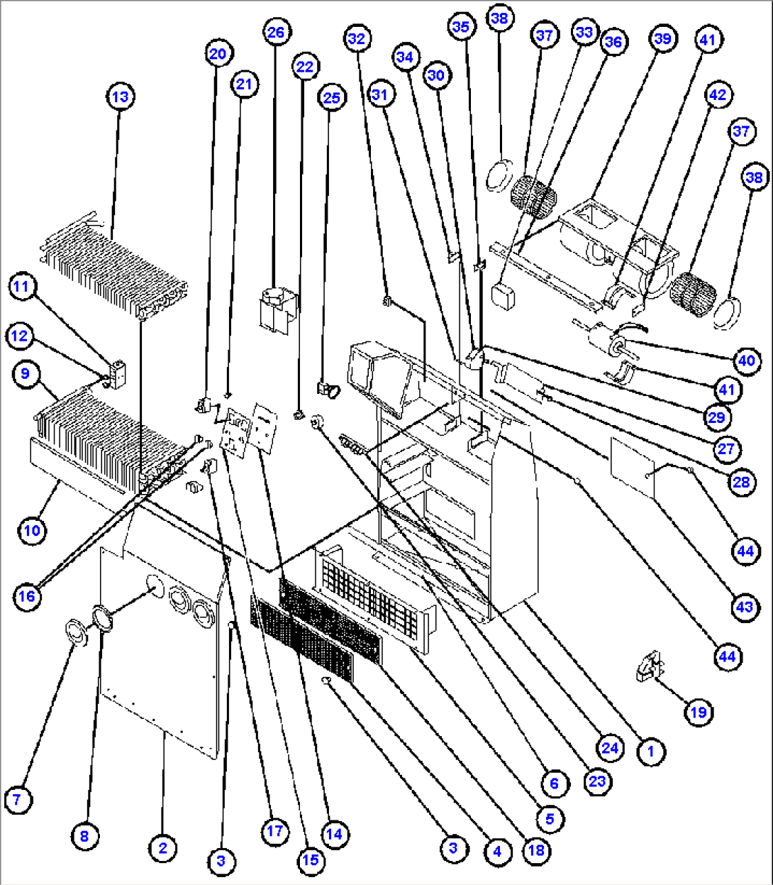 HEATER/AIR CONDITIONER ASSEMBLY (SM5900)