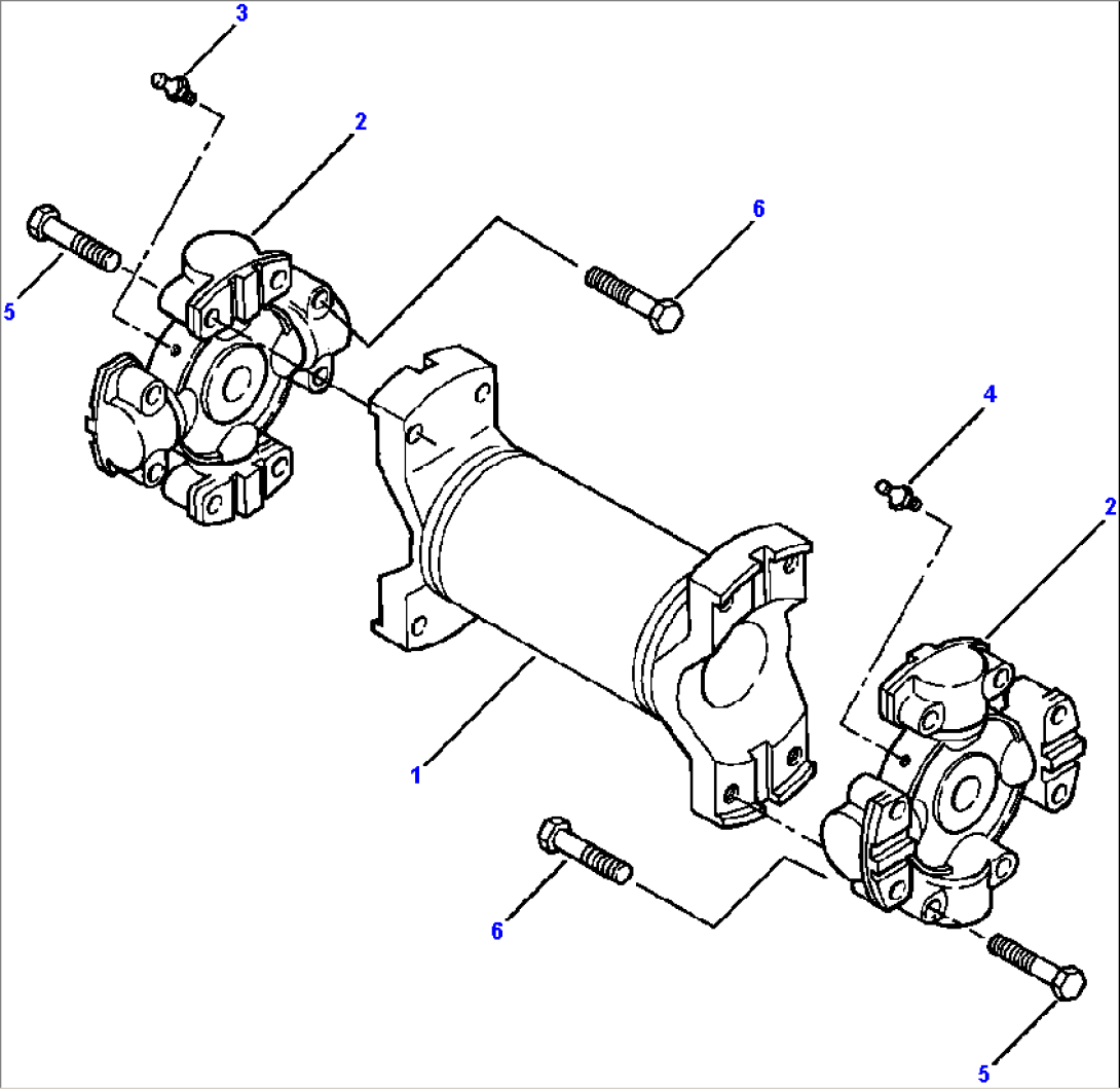 UNIVERSAL JOINT (ON MACHINES - S/N A10129 AND UP)