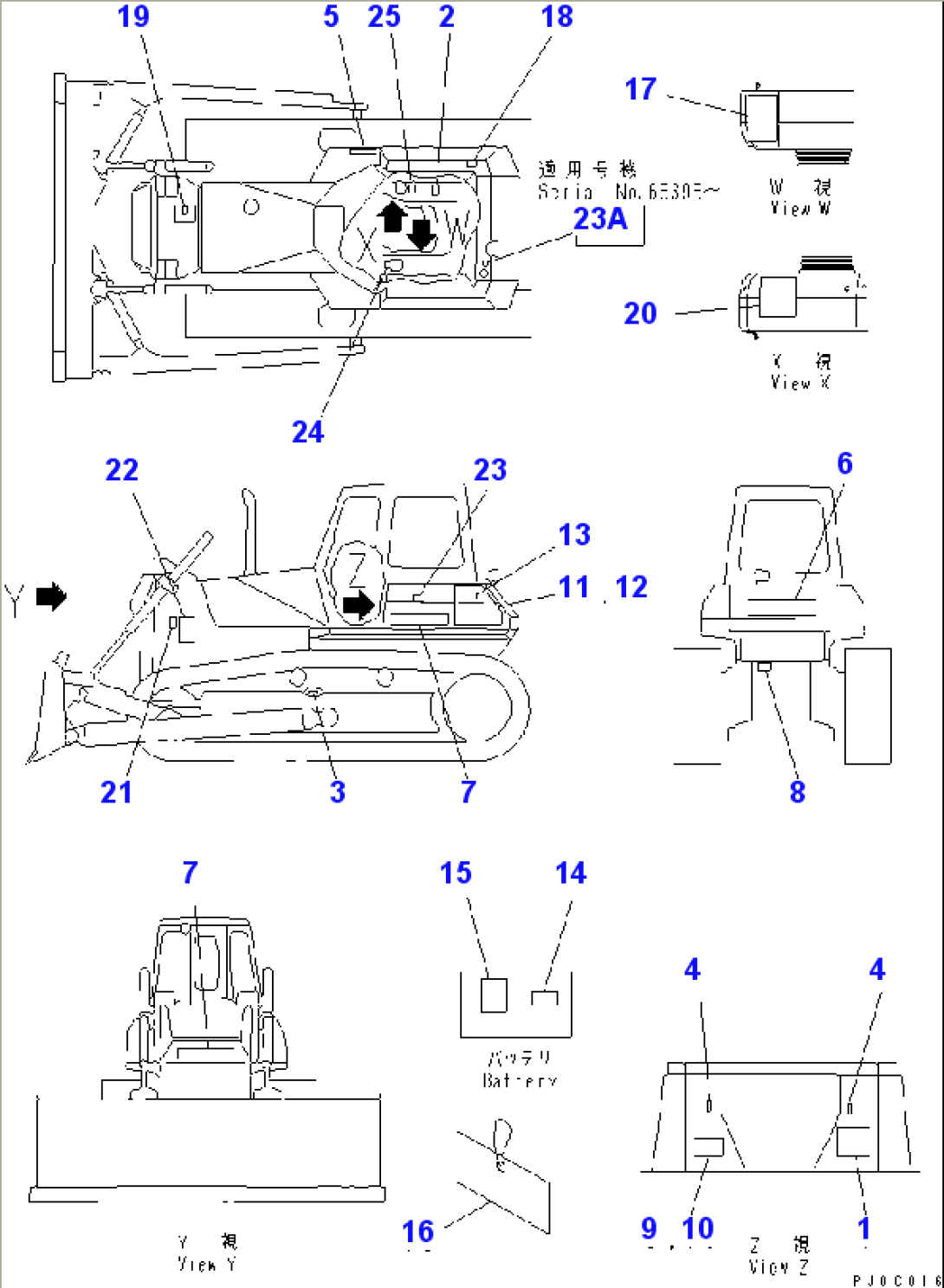 MARKS AND PLATES (ENGLISH) (NORTH AMERICA) (EXCEPT U.S.A.) (D65E)(#65001-)