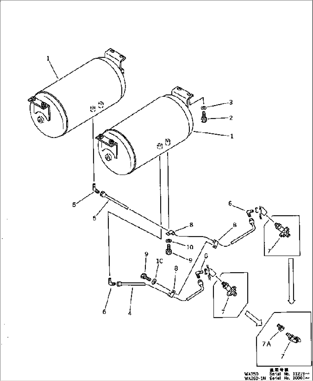AIR PIPING (DRY TANK)(#10001-19999)