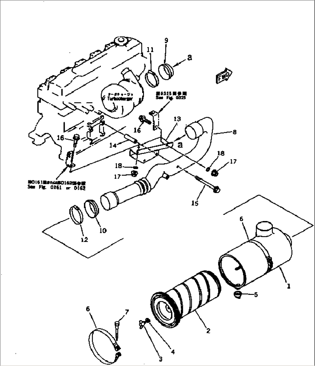 AIR CLEANER AND CONNECTION (SINGLE ELEMENT TYPE)(#35360-82575)