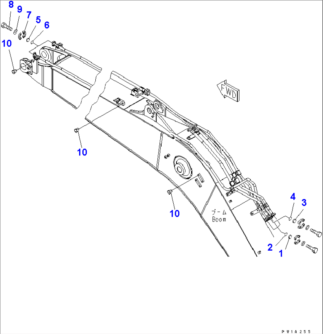 BOOM (5.7M) (BLIND PARTS AND PLUG)(#20001-)