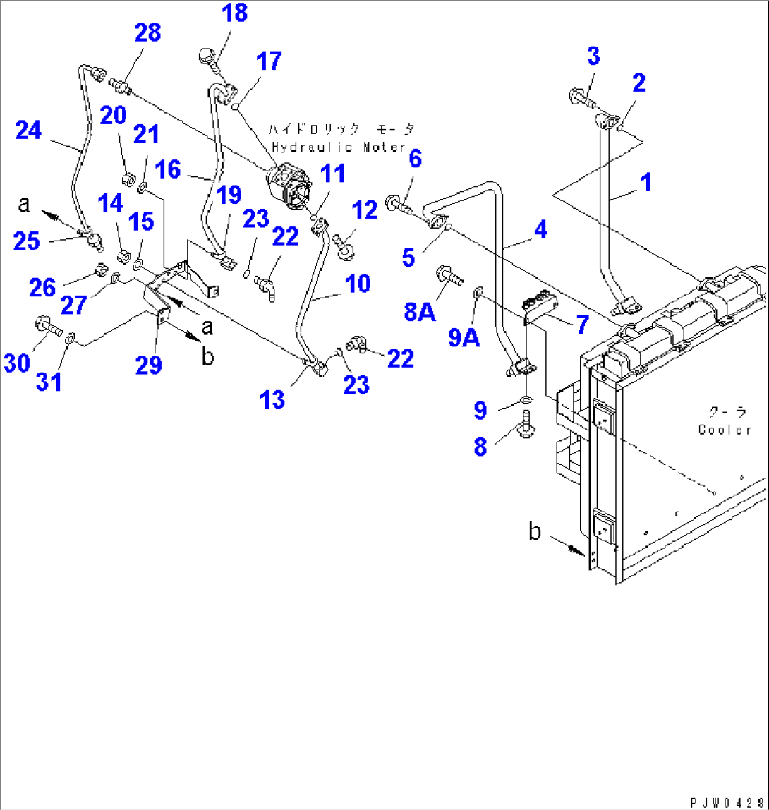 FUEL PIPING (FUEL COOLER PIPNG)