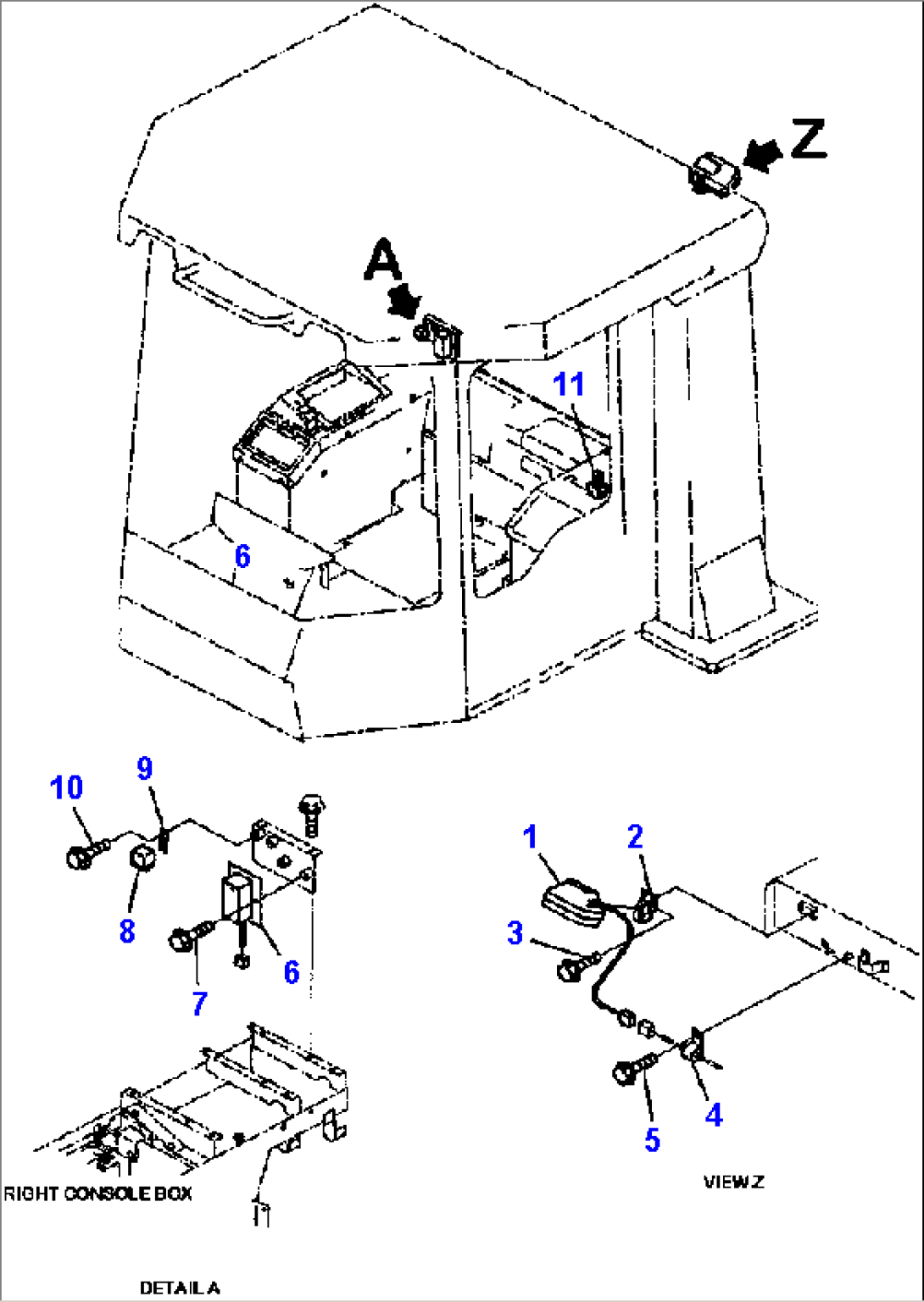 E0300-02A0 ADDITIONAL WORK LAMP STEP LIGHT