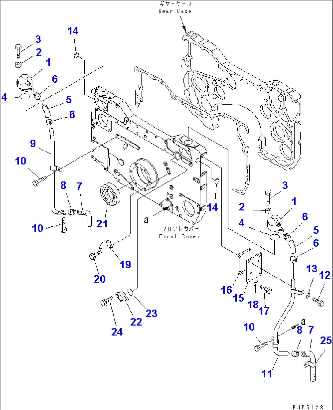 BREATHER AND FRONT SEAL (FOR ELECTRICAL GOVERNOR)(#11859-12743)