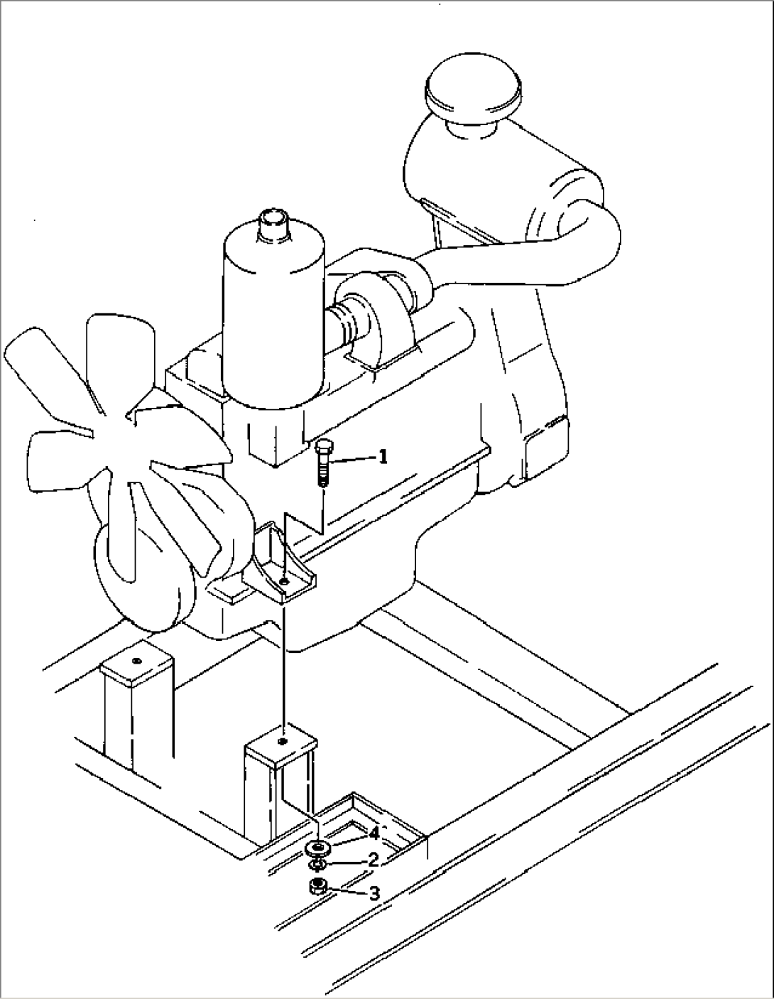 ENGINE MOUNTING PARTS