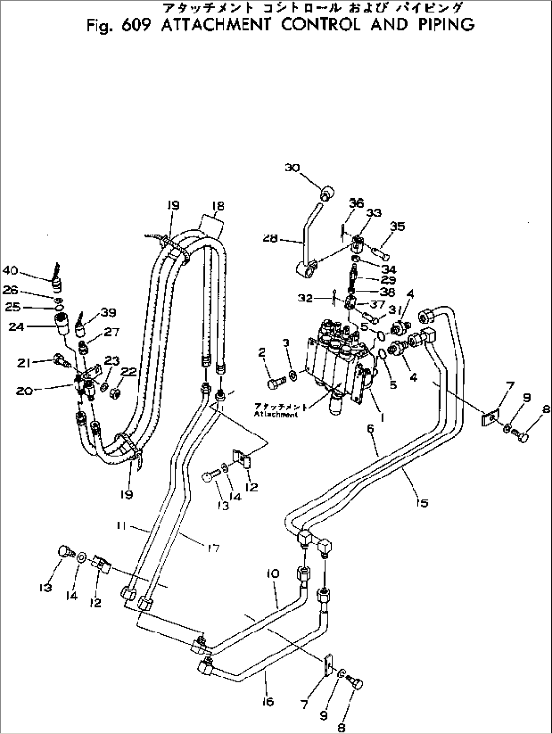 ATTACHMENT CONTROL AND PIPING