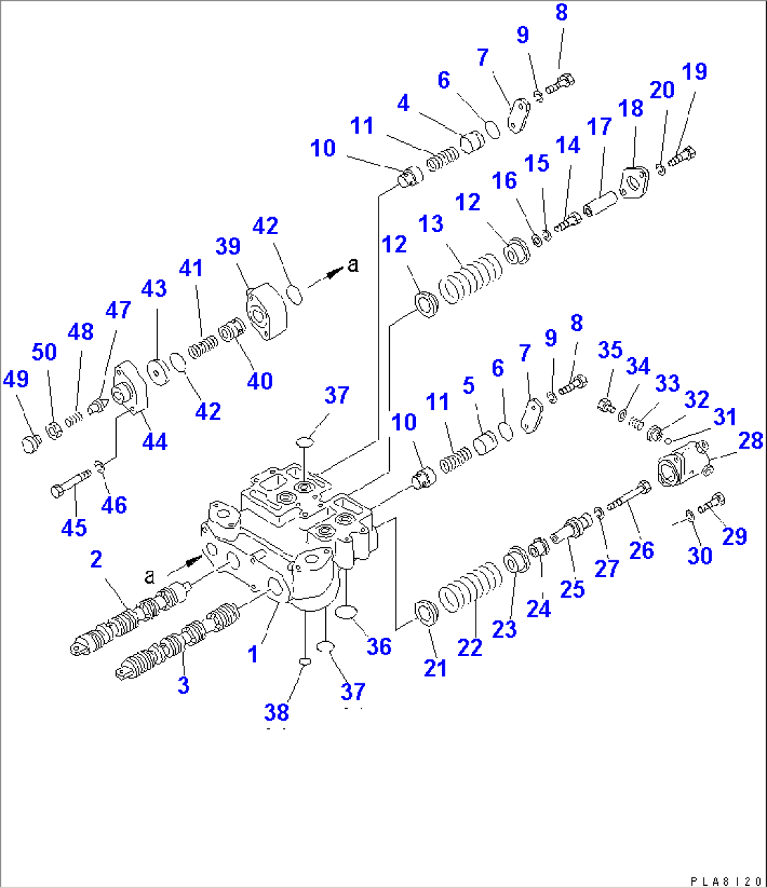 HYDRAULIC TANK AND CONTROL VALVE (3/4)