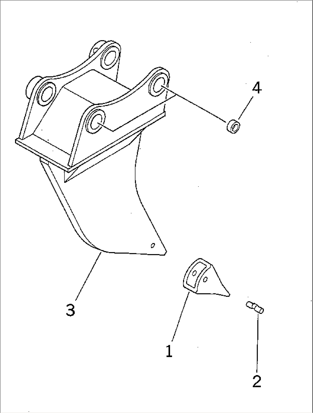 SINGLE SHANK RIPPER