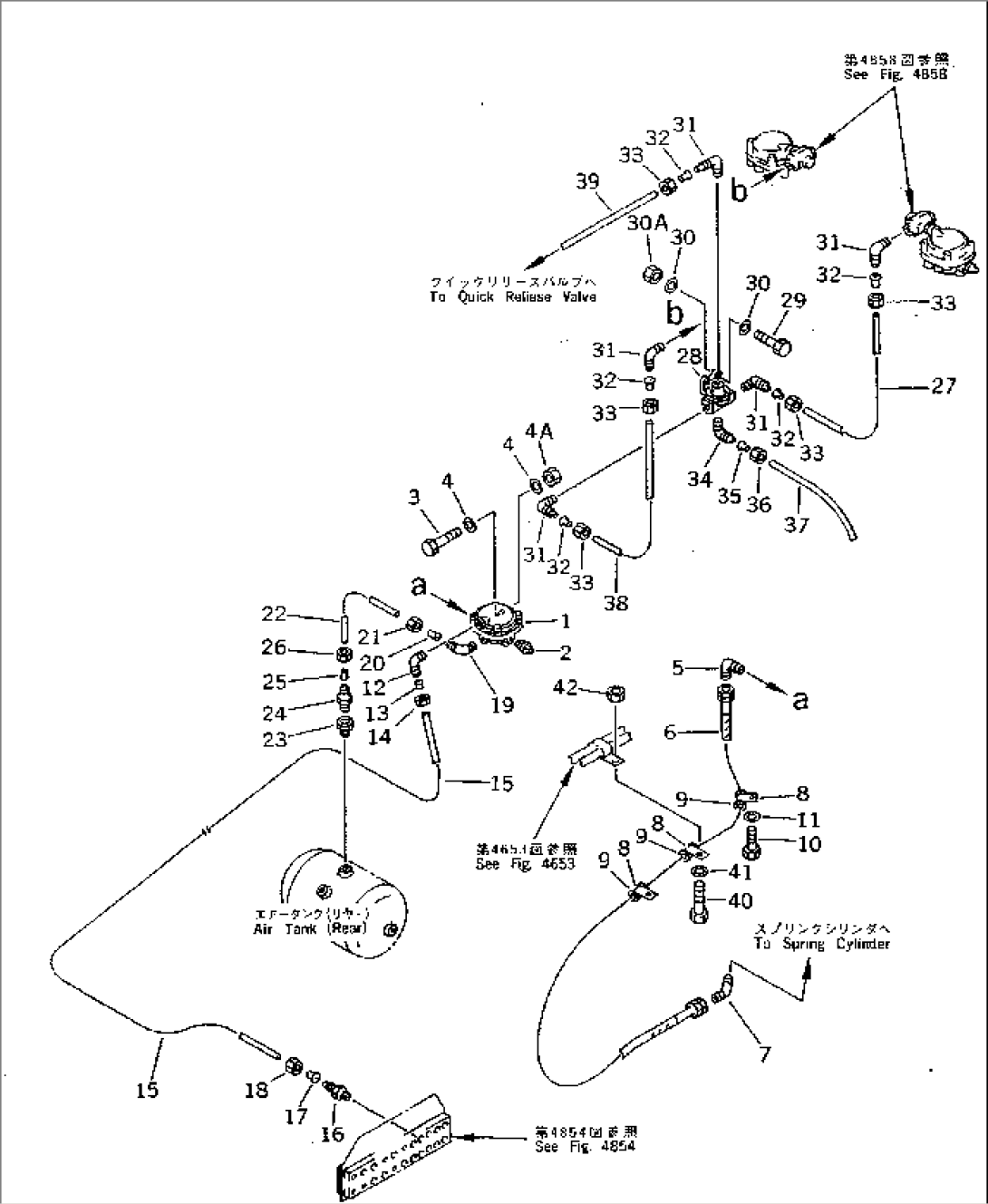 AIR PIPING (9/9) (RELAY VALVE TO SPRING CYLINDER)(#4001-4406)