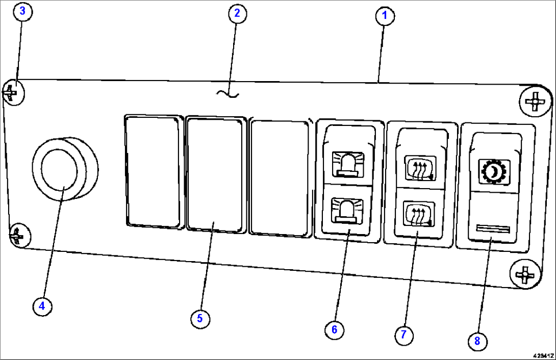 LOWER R.H. DASH MODULE