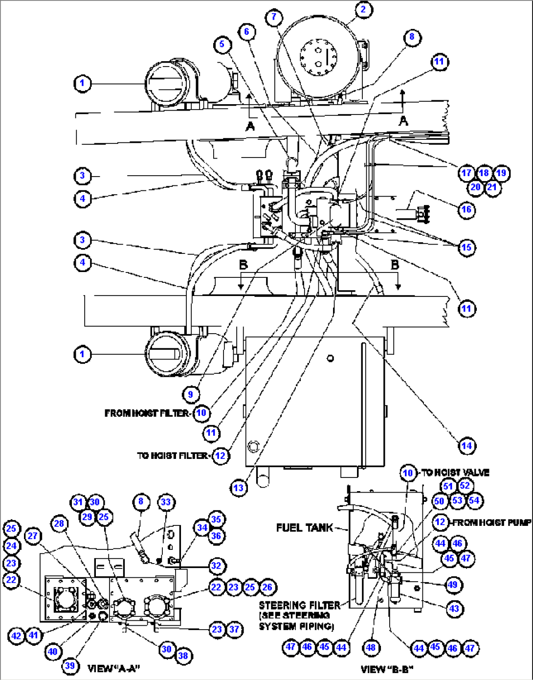 HYDRAULIC SYSTEM PIPING