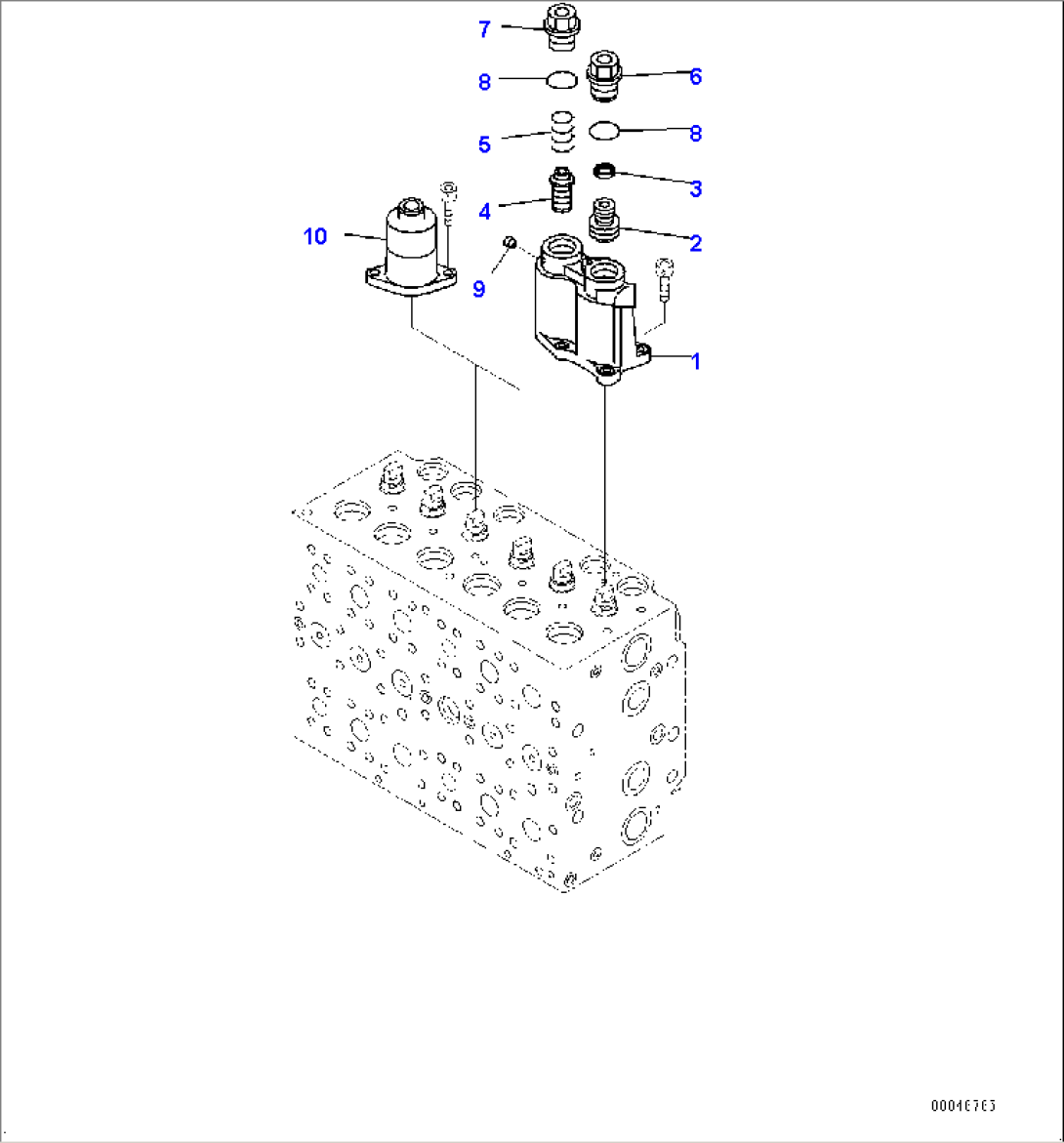 Control Valve, Inner Parts (3/21) (#500001-)