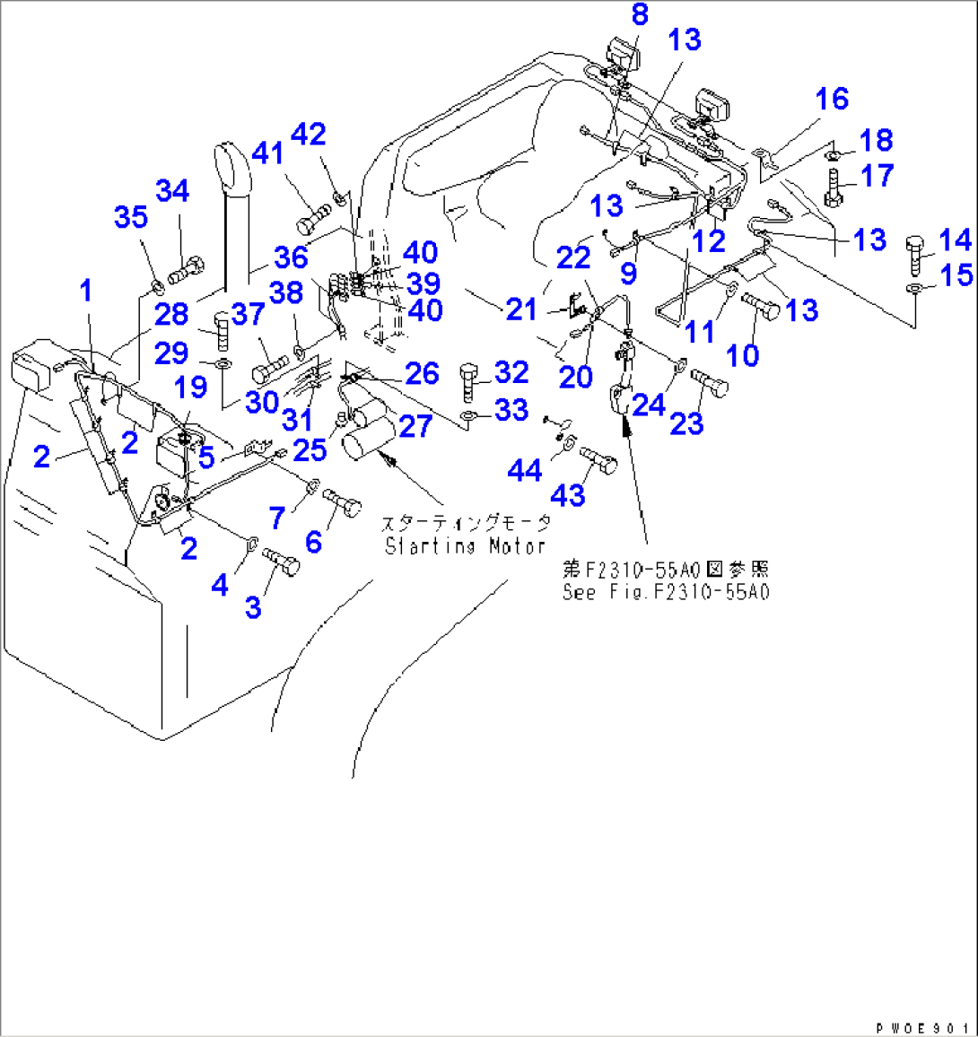 VEHICLE WIRING (D65P¤PX)(#65001-)