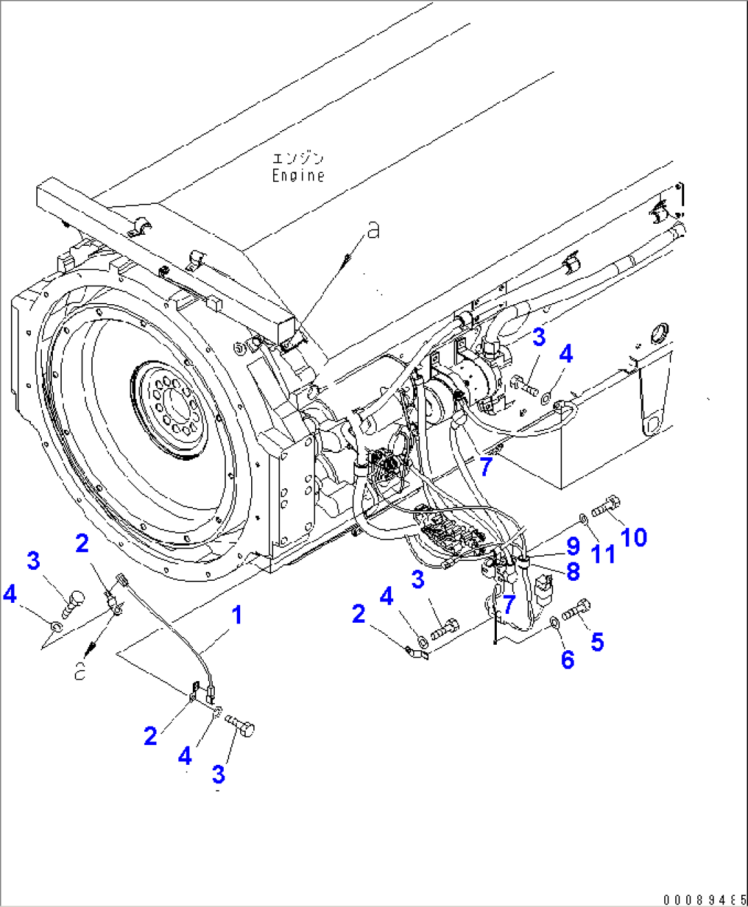 ENGINE (ENGINE PRELUBE RELATED PARTS)(#50085-)