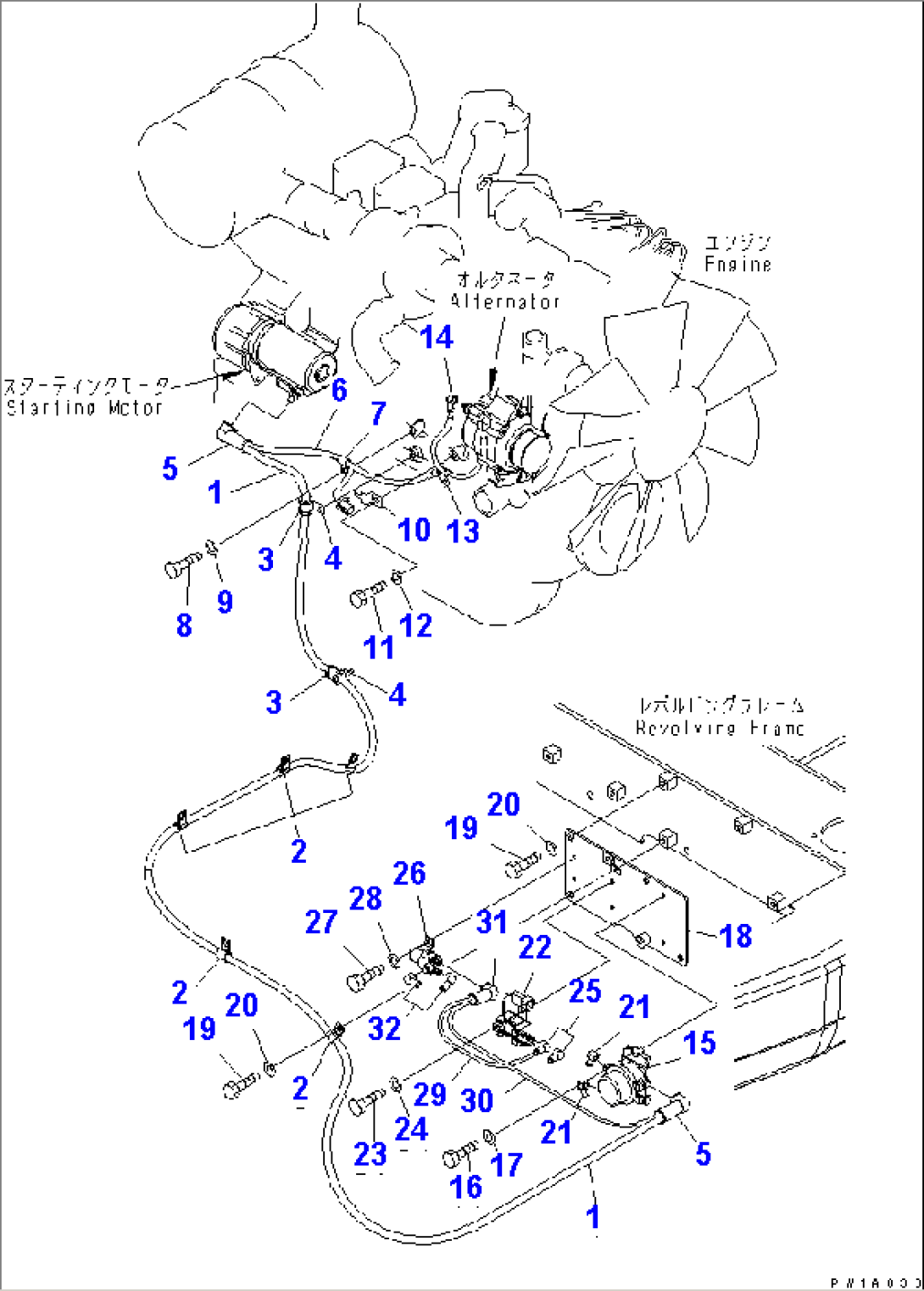 WIRING (STARTING HARNESS)(#20001-)