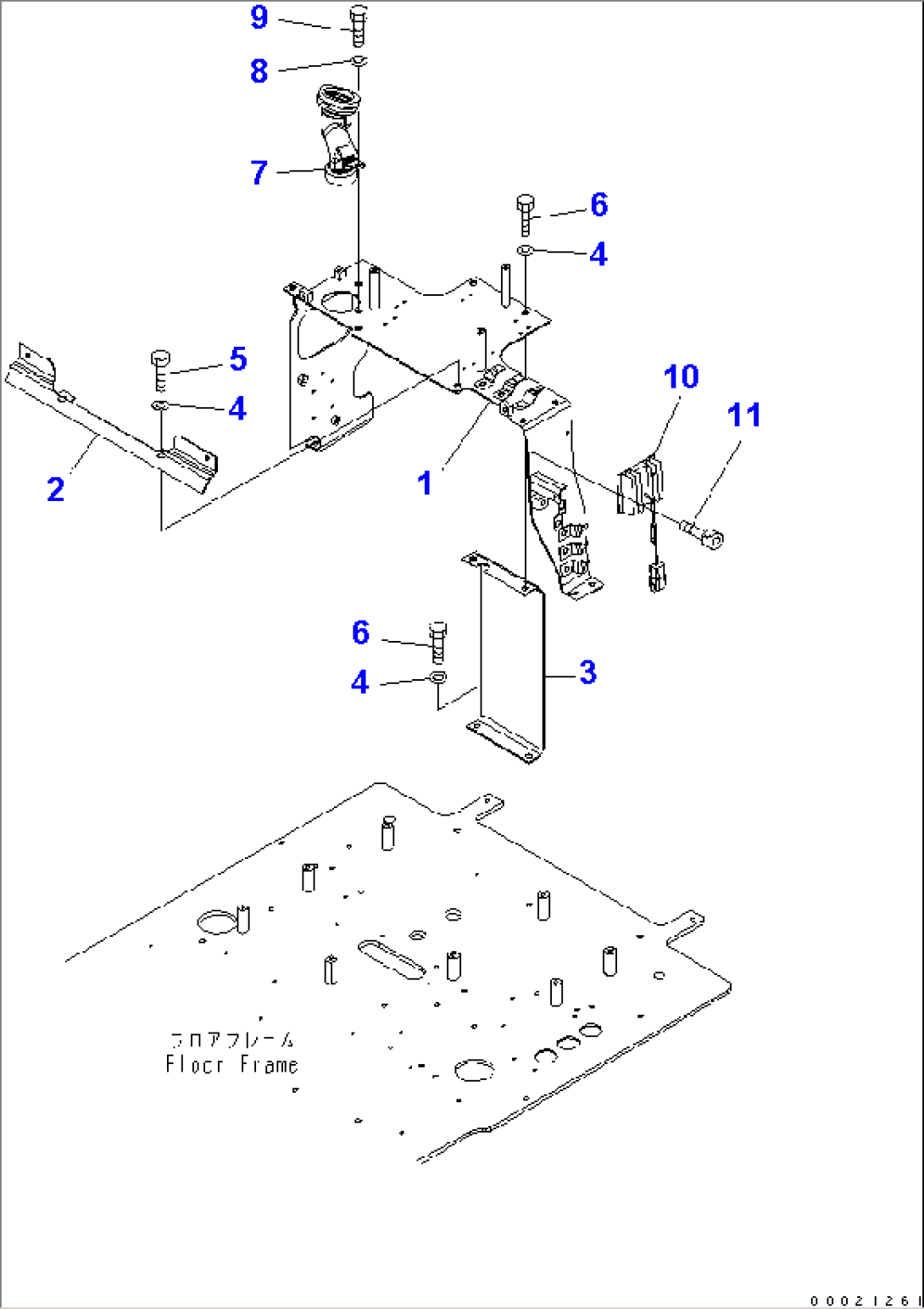 FLOOR (REAR FRAME)