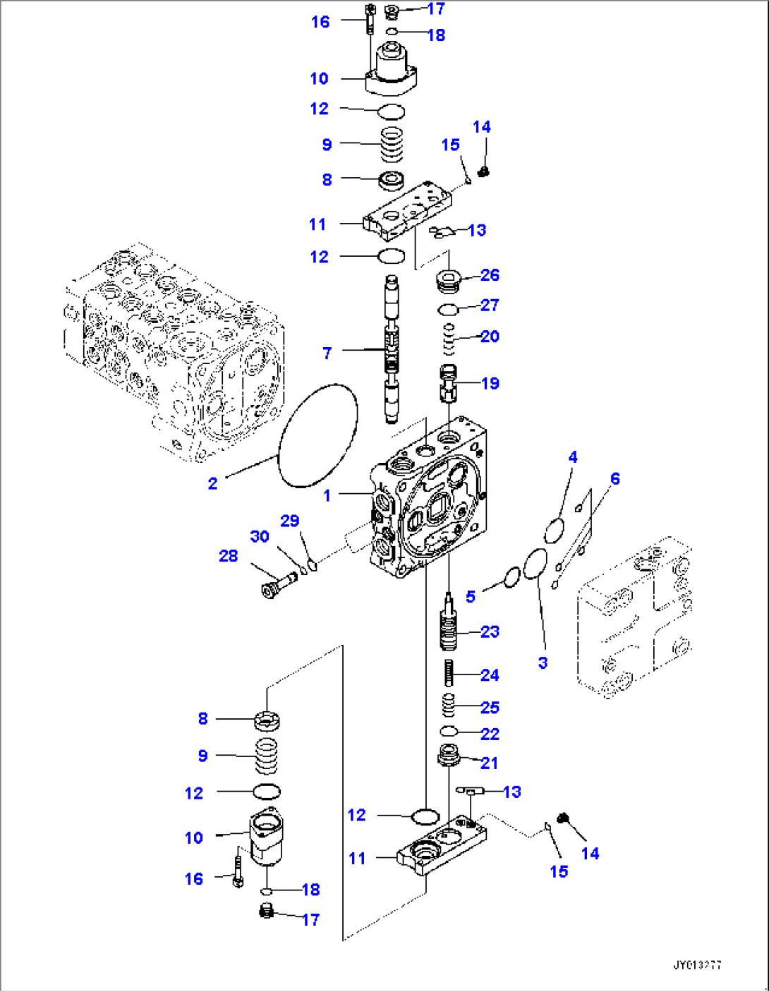 Fender Group, Control Valve, 5-Valve (10/12) (#80001-)