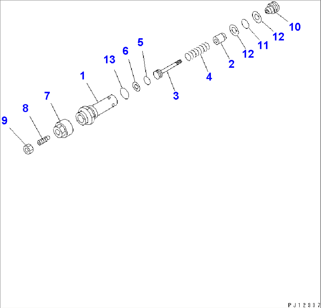 RELIEF VALVE (FOR BOOM AND ARM LINE)