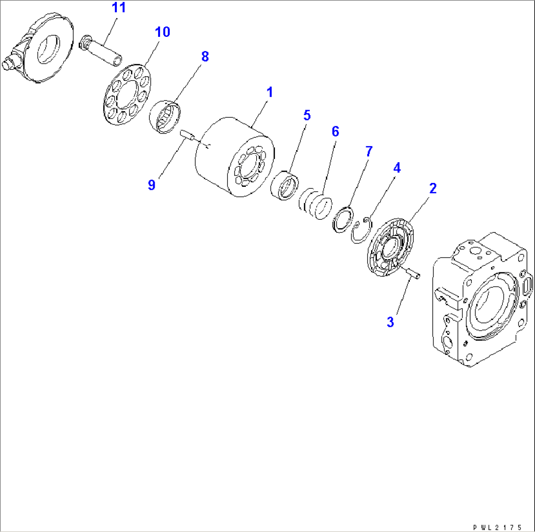MAIN PUMP (3/18) (NO.1 PUMP)(#K32001-)