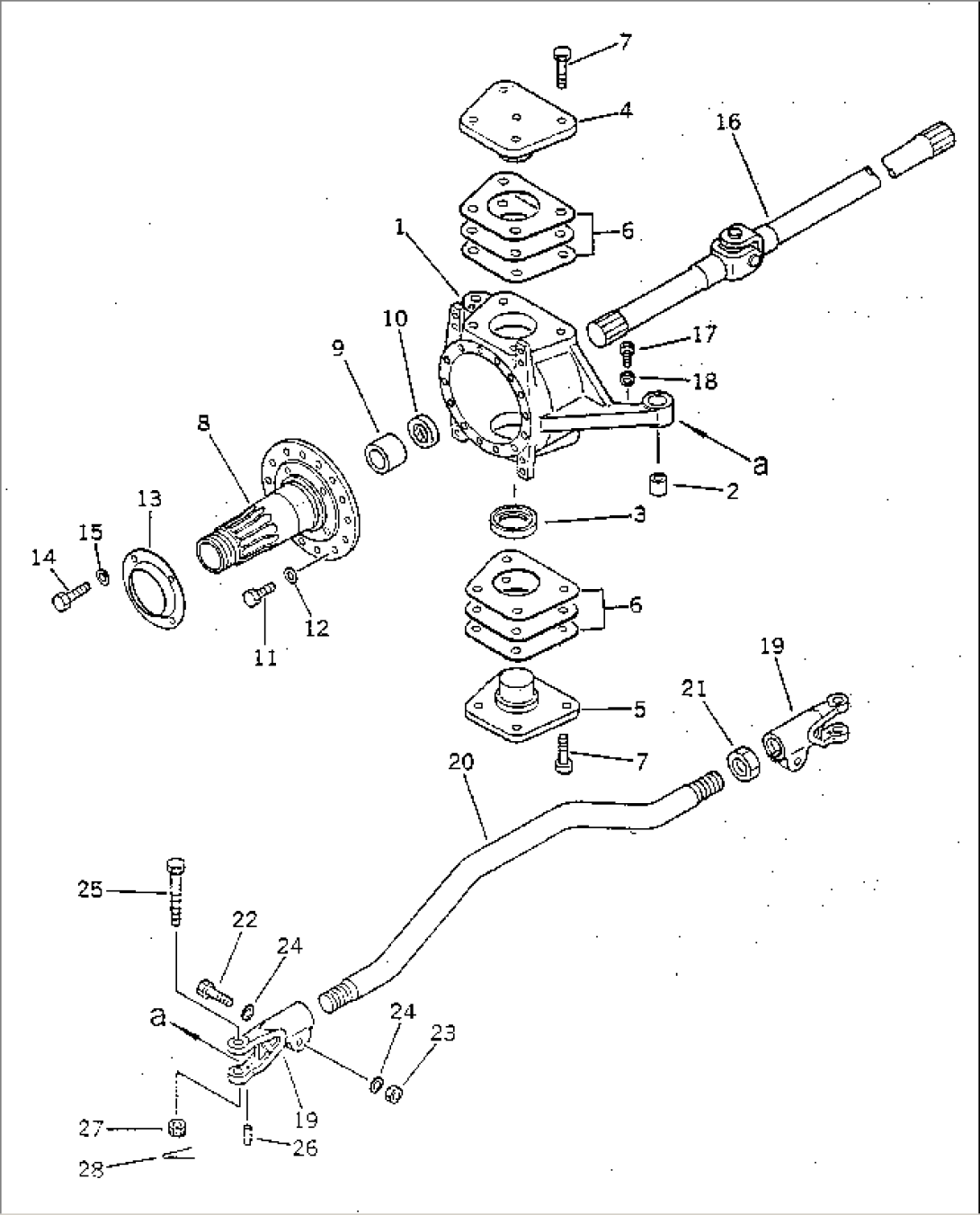 KNUCKLE AND TIE ROD