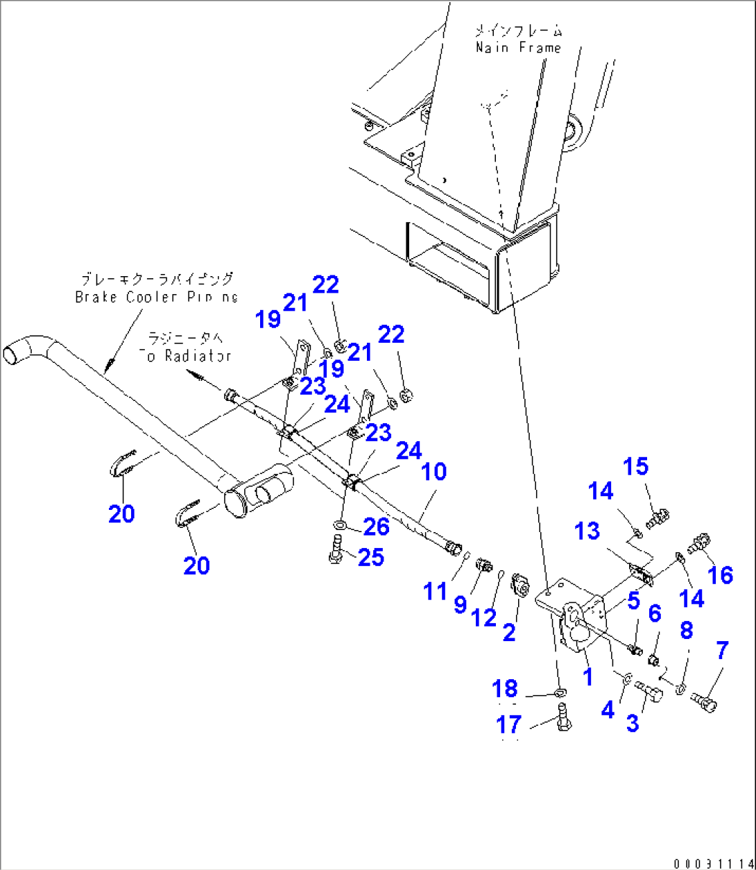 COOLANT QUICK CHARGE UNIT (FOR OIL COOLER STRAINER AND CAUTION)(#8128-)