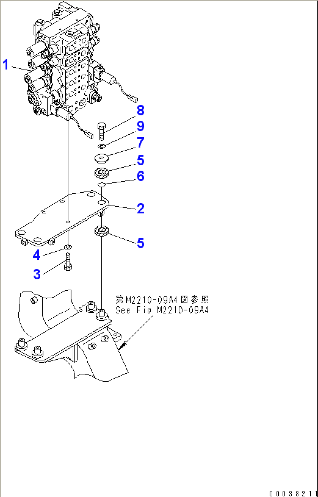 FENDER (HYDRAULIC CONTROL VALVE) (FOR 6WAY PAT DOZER)