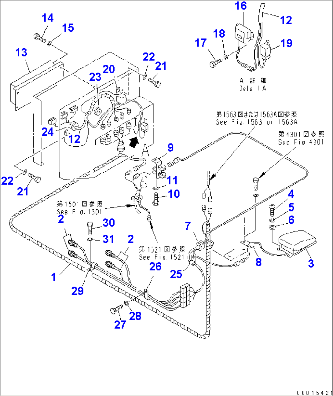 AUTO BLADE WIRING (CONTROLLER LINE) (AUTO TRANSMISSION SPEC.)(#12019-)
