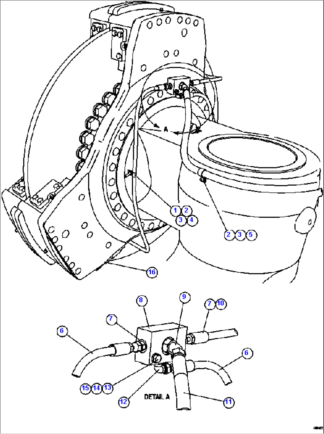 FRONT BRAKE PIPING 2/2