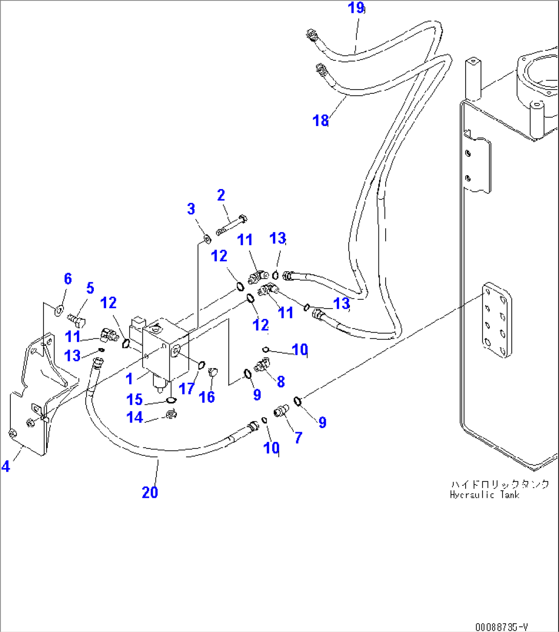 QUICK COUPLER (VALVE PIPING) (FOR AUSTRALIA)(#24407-)