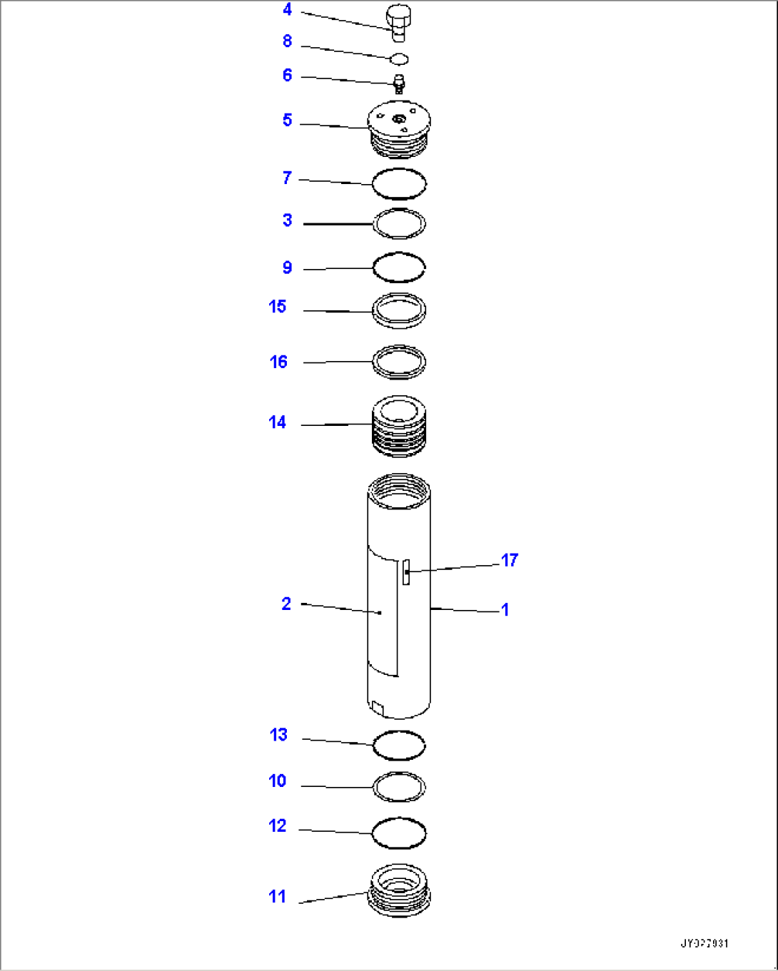 Brake Control, Accumulator, R2 Type (#1001-)