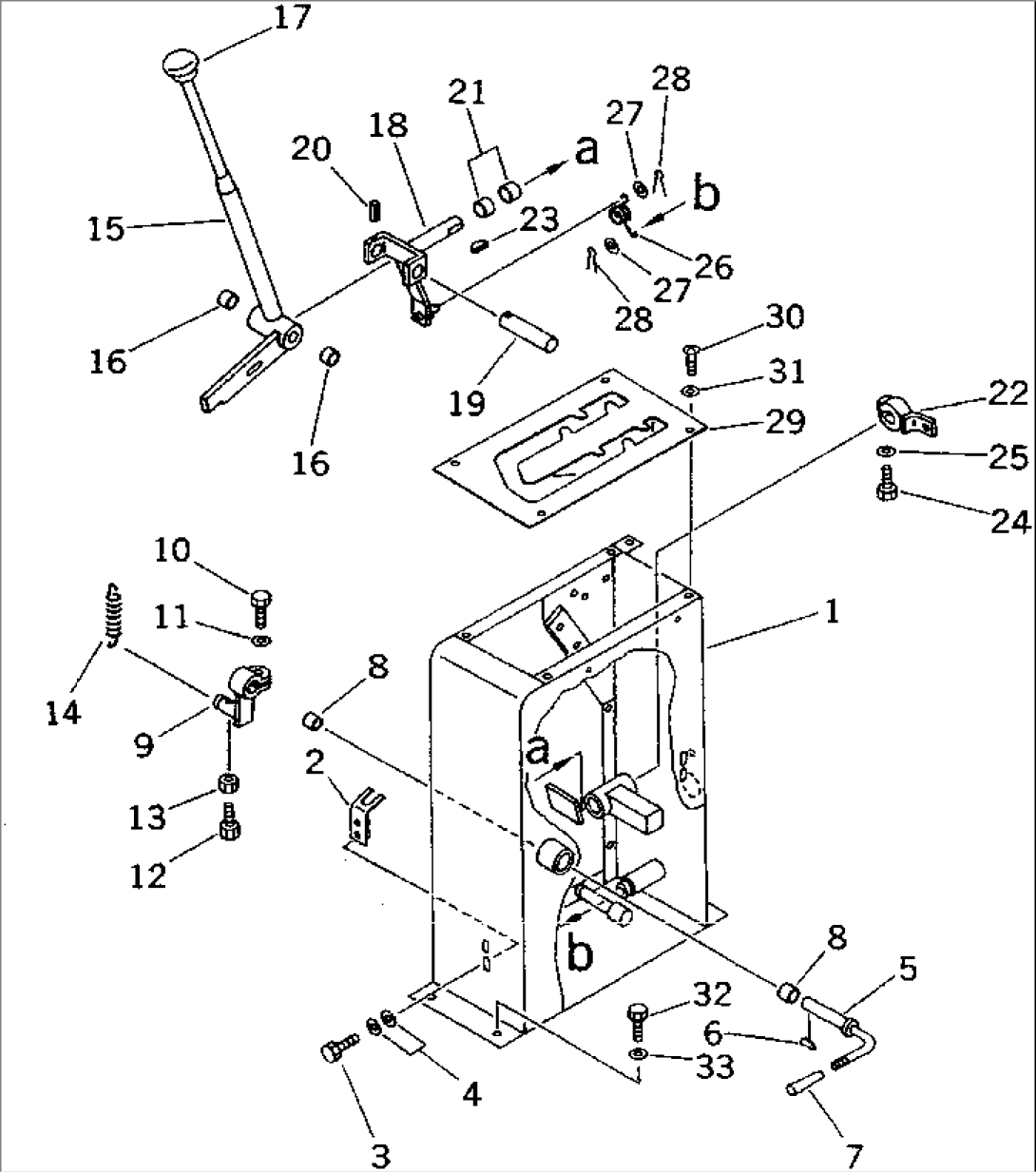 TRANSMISSION CONTROL LEVER(#60043-)