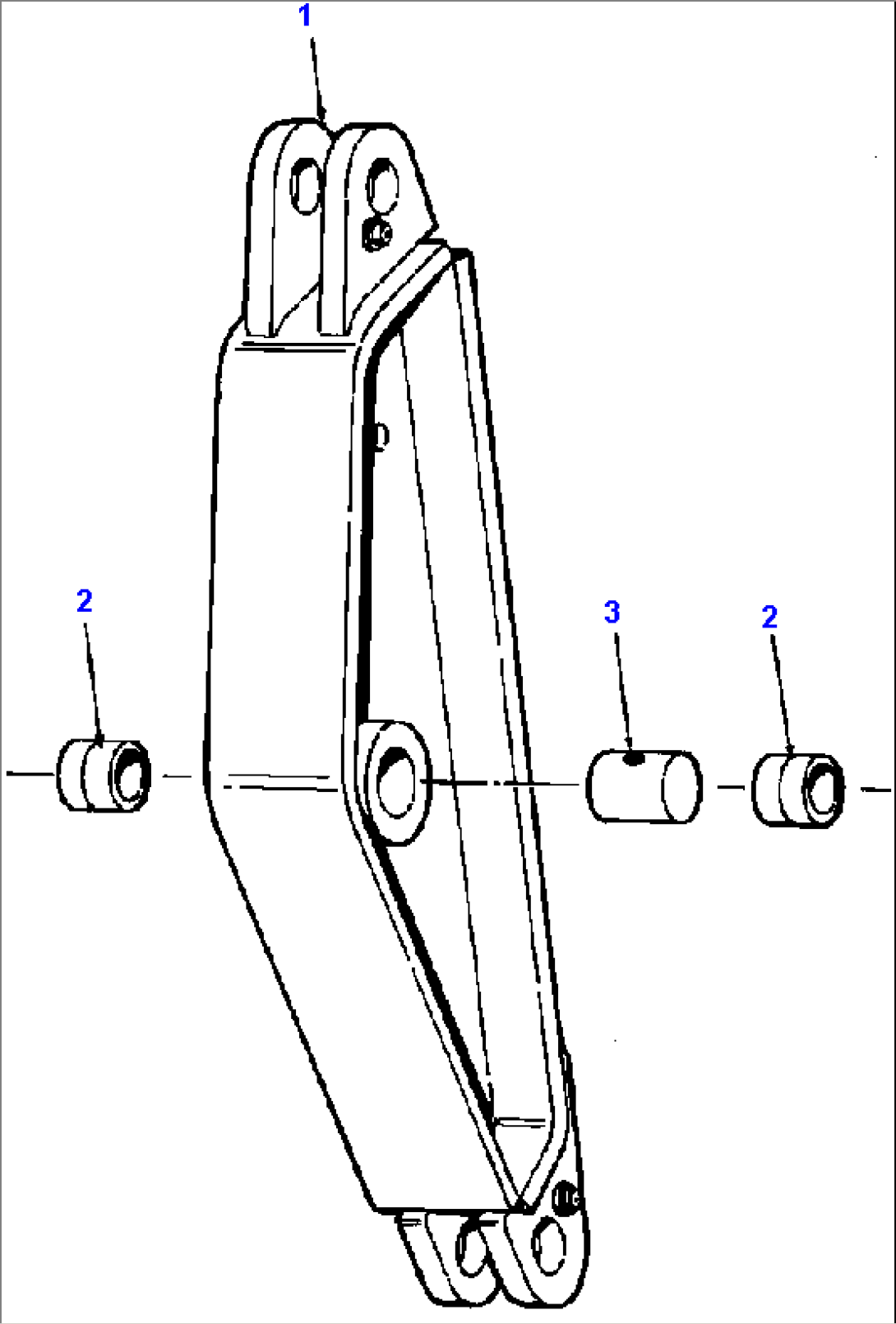 BELLCRANK FOR MODEL 510C