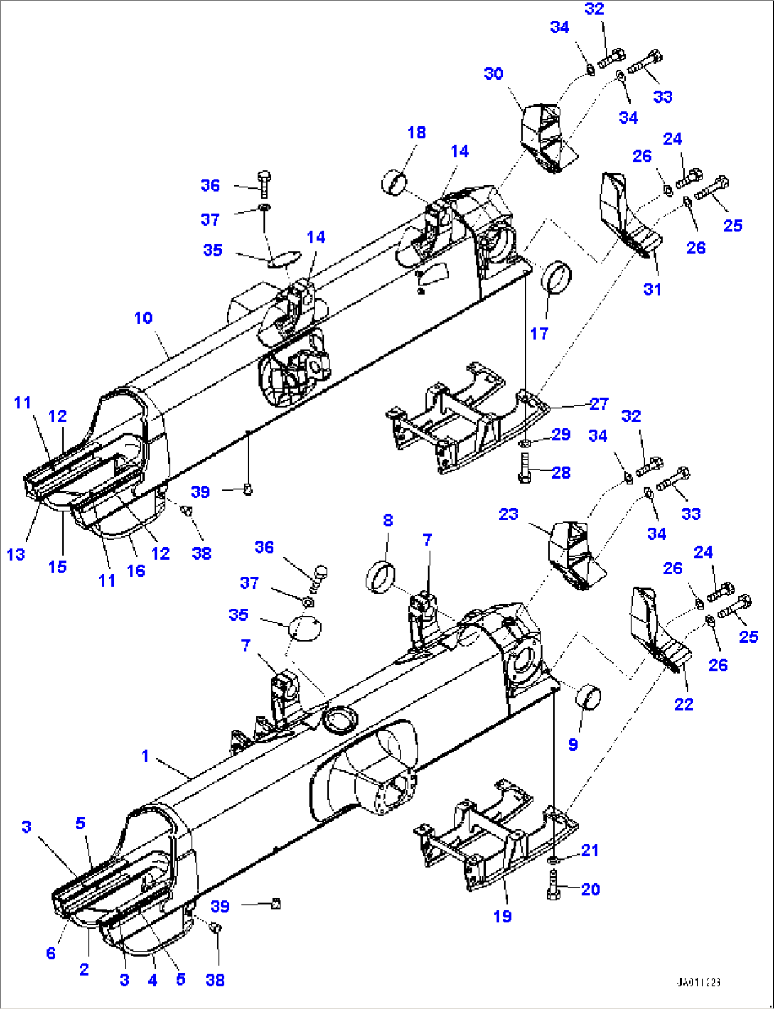 Track Frame, (#1618-3107)